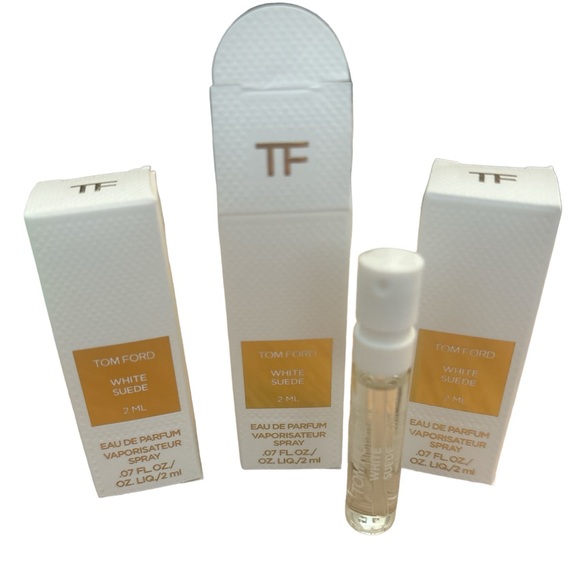 NIB TOM FORD WHITE SUEDE EDP - 3 MINI BOTTLES - Picture 2 of 3